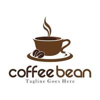 koffie logo. vector illustratie Aan wit achtergrond