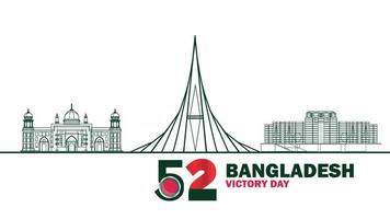 16 december Bangladesh zege dag illustratie vrij vector