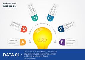 Ampul Infographic Vector