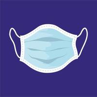 vector illustratie van een medisch masker