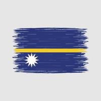 nauru vlag borstel vector