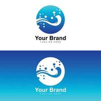 oceaan Golf logo, water Golf ontwerp, merk ontwerp vector