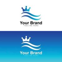 oceaan Golf logo, water Golf ontwerp, merk ontwerp vector