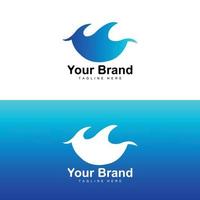 oceaan Golf logo, water Golf ontwerp, merk ontwerp vector