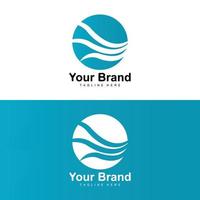 oceaan Golf logo, water Golf ontwerp, merk ontwerp vector