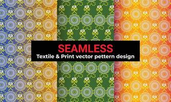 naadloos textiel herhaling kleding stof vector waterverf of meetkundig modern uniek patroon ontwerp