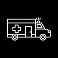 ambulance vector pictogram