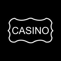 casino teken vector icoon