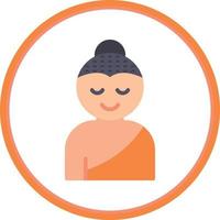 Boeddha vector icoon ontwerp