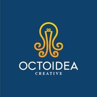 Octopus idee logo ontwerp sjabloon inspiratie - vector