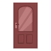 deuropening icoon tekenfilm vector. huis deur vector
