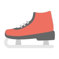 trendy schaatsschoen vector