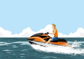 Jet Ski Gratis Vector