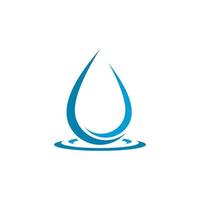 reeks van abstract water druppels symbolen, logo vector