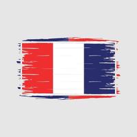 frankrijk vlag borstel vector