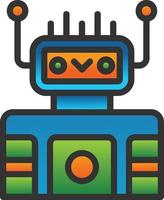 robot vector icoon ontwerp