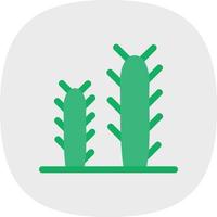 pictogram gevuld met cactus vector