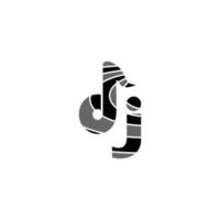 dj muziek- logo vector icoon