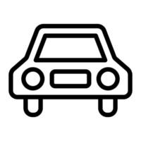 auto lijn icoon Aan wit achtergrond vector