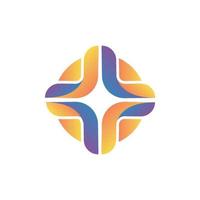 sociaal samenspel ster unie logo ontwerp vector sjabloon.