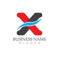 x brief logo sjabloon vector pictogram