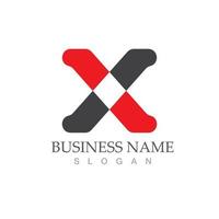 x brief logo sjabloon vector pictogram