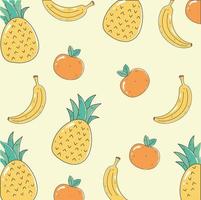 vers fruit patroon achtergrond vector