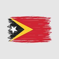 oosten- Timor vlag borstel vector