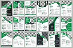 folder ontwerp sjabloon set, folder ontwerp bundel, folder sjabloon vector