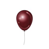 realistisch viering 3d ballon vector