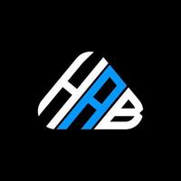 hab brief logo creatief ontwerp met vector grafisch, hab gemakkelijk en modern logo.
