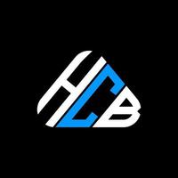 hcb brief logo creatief ontwerp met vector grafisch, hcb gemakkelijk en modern logo.