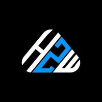 hzw brief logo creatief ontwerp met vector grafisch, hzw gemakkelijk en modern logo.