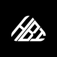 hbi brief logo creatief ontwerp met vector grafisch, hbi gemakkelijk en modern logo.