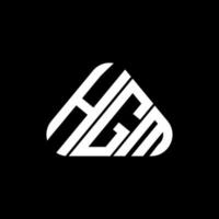 hgm brief logo creatief ontwerp met vector grafisch, hgm gemakkelijk en modern logo.
