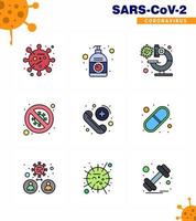 25 coronavirus noodgeval iconset blauw ontwerp zo net zo wetenschapper verboden hand- ontsmettingsmiddel diagnose virus virale coronavirus 2019november ziekte vector ontwerp elementen