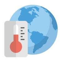 modieus globaal opwarming vector