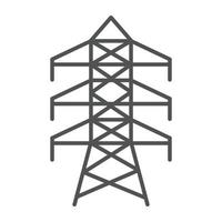 trendy elektrische toren vector
