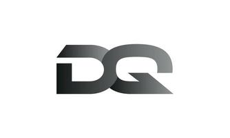 dq logo ontwerp. eerste dq brief logo ontwerp monogram vector ontwerp pro vector.