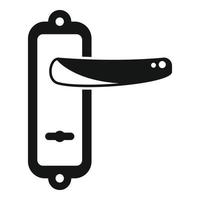 deurknop icoon gemakkelijk vector. deur omgaan met vector