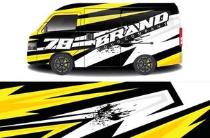 racing achtergrond sticker ontwerpen voor camper auto wraps en meer vector