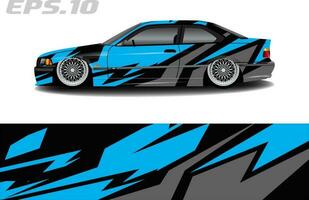 sticker kleurstelling racing auto sticker ontwerp, koel abstract grafisch achtergrond vector