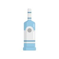 plicht vrij wodka fles icoon vlak geïsoleerd vector