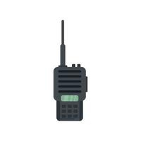 walkie talkie icoon vlak geïsoleerd vector