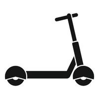 elektrisch scooter wiel icoon gemakkelijk vector. trap vervoer vector