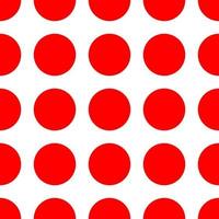 rood en wit dots achtergrond vector