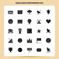 solide 25 Bangladesh onafhankelijkheid dag icoon reeks vector glyph stijl ontwerp zwart pictogrammen reeks web en mobiel bedrijf ideeën ontwerp vector illustratie