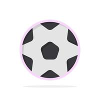 Amerikaans voetbal bal sport- voetbal abstract cirkel achtergrond vlak kleur icoon vector