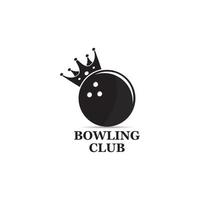 vector reeks van bowling logo's, bowling logo emblemen en bowling logo ontwerp