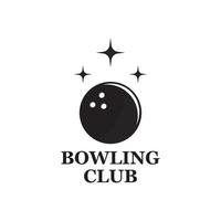 vector reeks van bowling logo's, bowling logo emblemen en bowling logo ontwerp